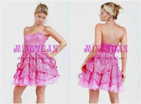 pink party dresses for juniors