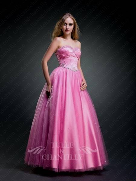 pink princess ball gown
