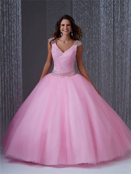 pink princess ball gowns