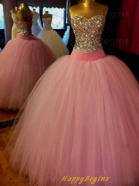 pink princess ball gowns for prom
