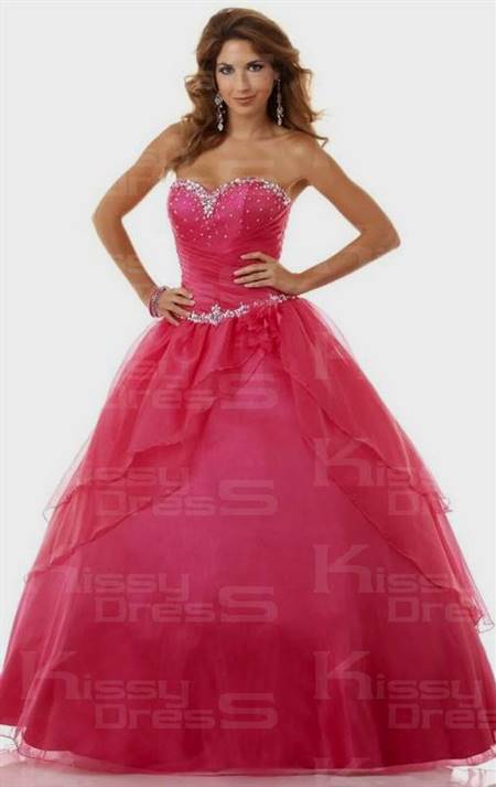 pink princess dresses for prom
