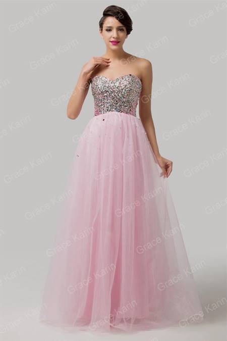 pink sexy prom dresses