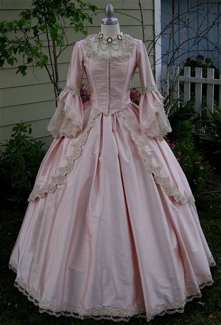 pink victorian ball gowns