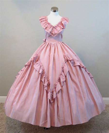 pink victorian ball gowns