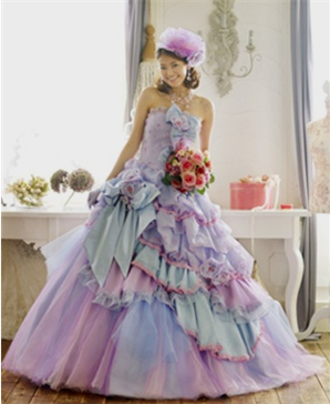 pink wedding dress png