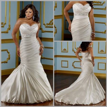 plus size wedding dresses mermaid style lace