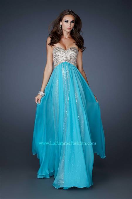prettiest blue prom dress in the world