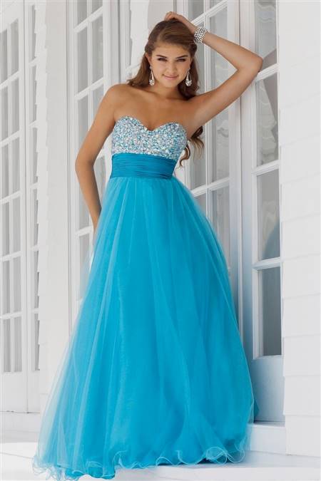prettiest blue prom dress in the world