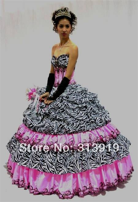 prettiest zebra prom dress in the world
