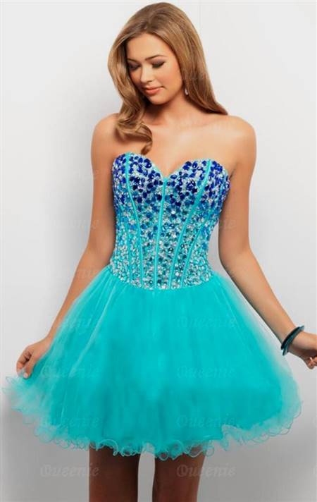 pretty blue dresses for teenage girls