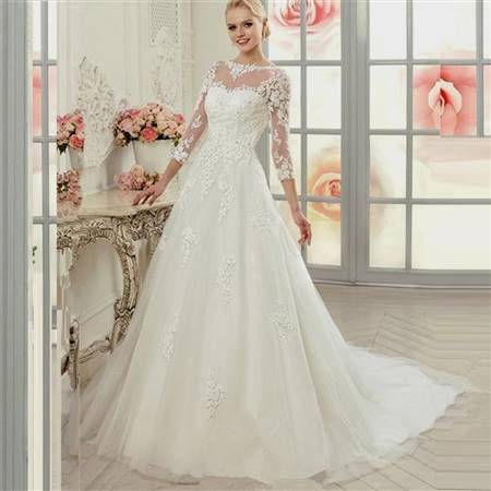 princess ball gown wedding dresses with sleeves