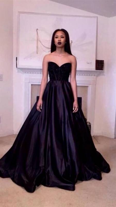 princess dresses for prom black