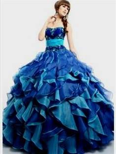 princess dresses for prom blue