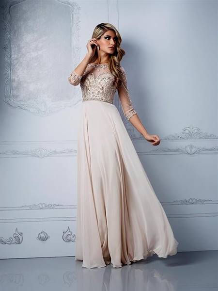 princess line dresses with sleeves