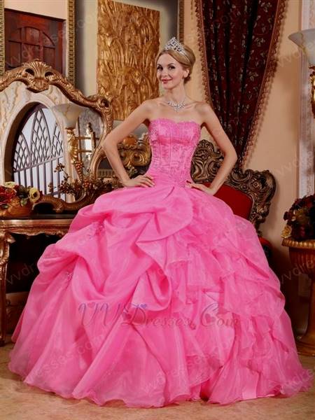 princess pink ball gown