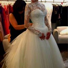 princess wedding dress with bling