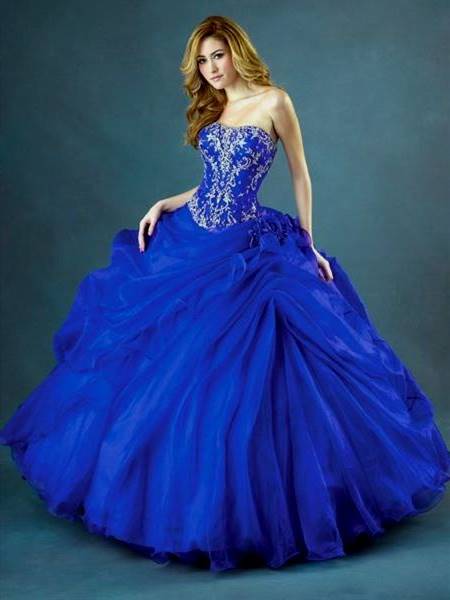 prom ball gowns blue