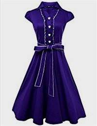 purple casual dresses