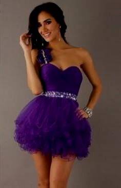 purple dresses for homecoming
