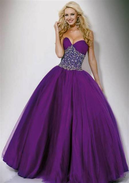 purple dresses for prom