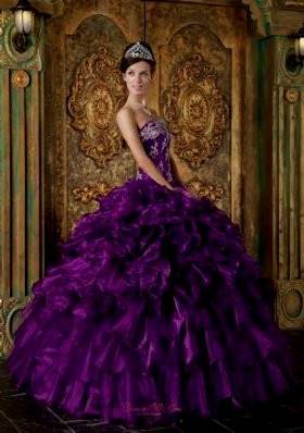 purple dresses for quinceanera