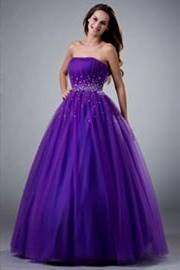 purple masquerade ball gowns