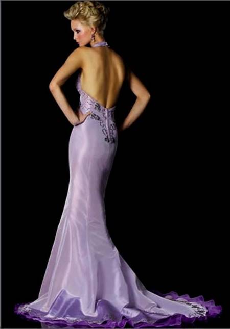 purple mermaid wedding dresses