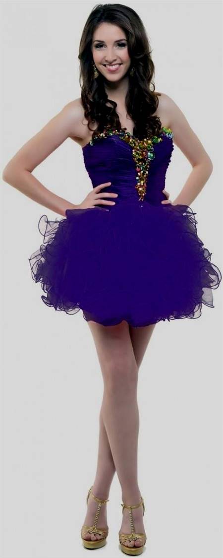 purple party dresses for juniors