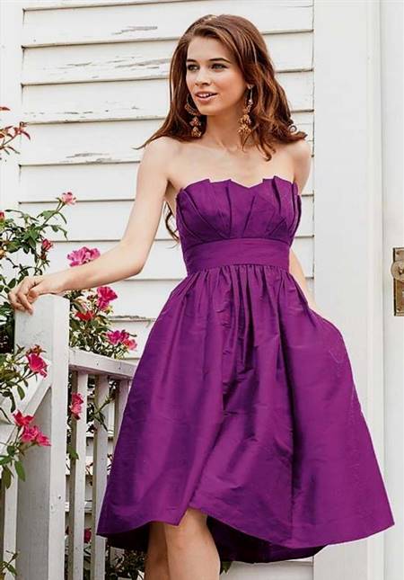 purple spring dresses