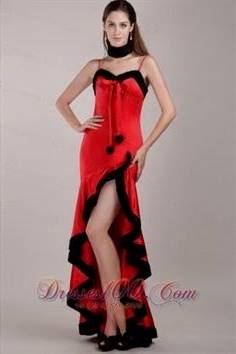 red and black cocktail dresses