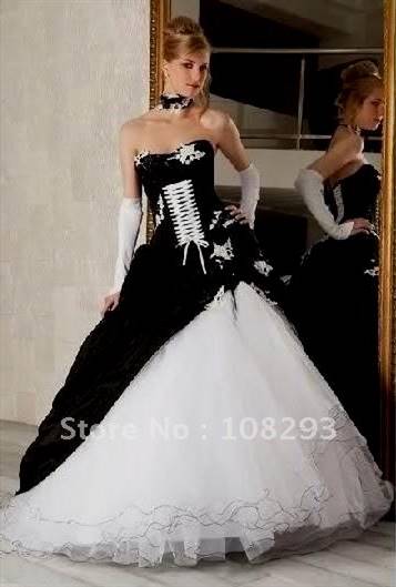 red and black corset wedding dresses