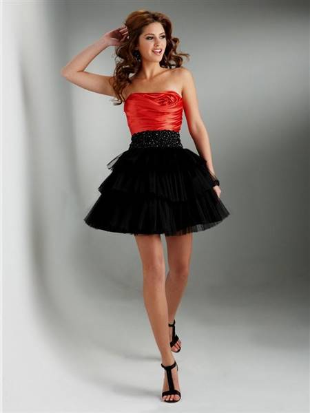 red and black dress homecoming