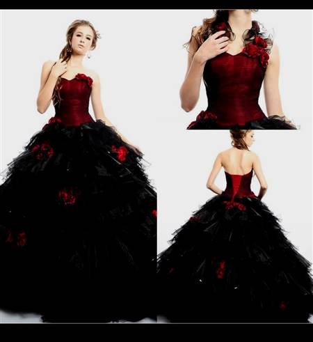 red and black dresses for weddings