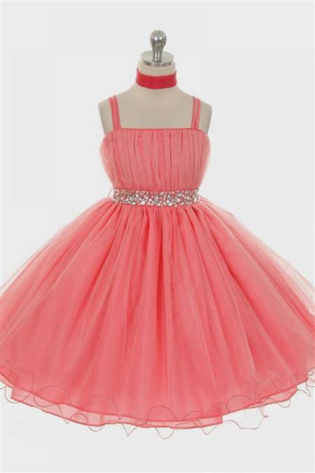 red and gold flower girl dresses
