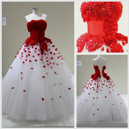 red and white cocktail dress for wedding