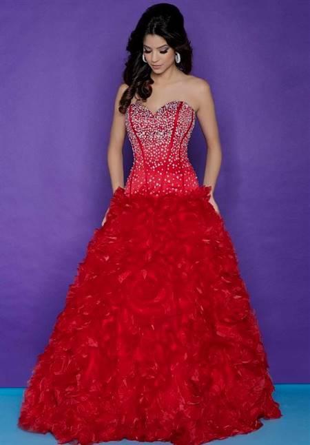red ball gowns for prom