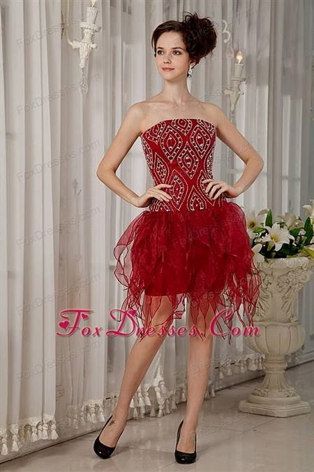 red cocktail dress for prom night