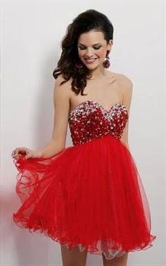 red cocktail dress for prom night