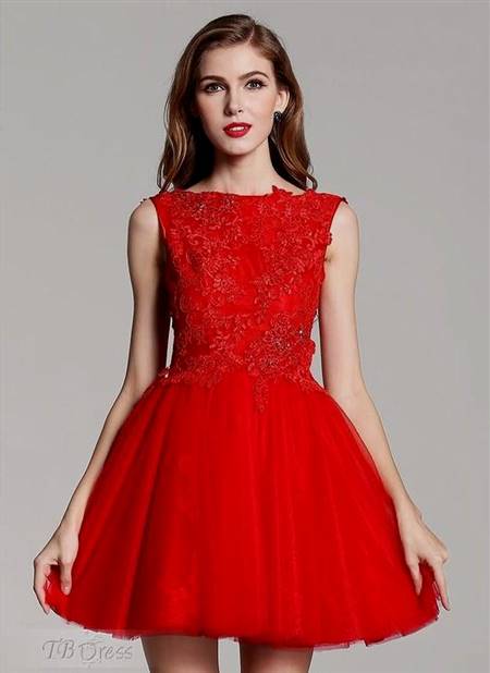 red cocktail dresses for teens