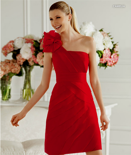 red dress for wedding guest
