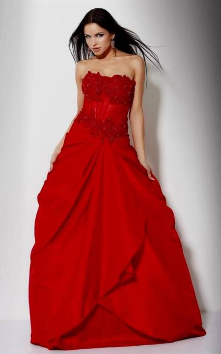 red dress prom makeup