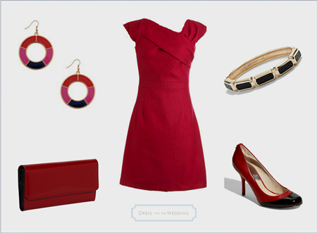 red dress to wear to a wedding