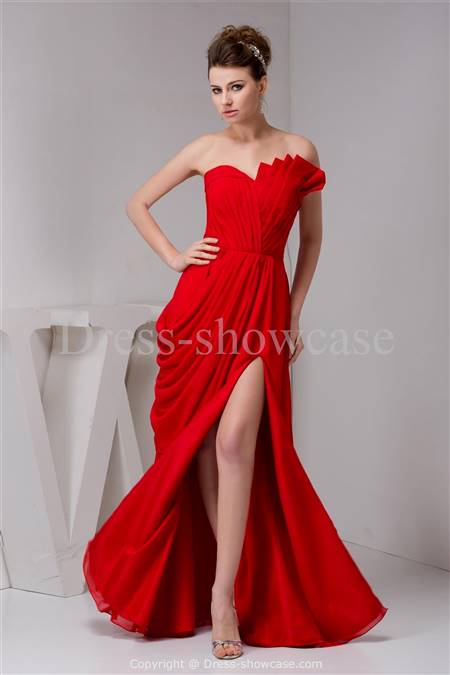 red dress with sleeves for a wedding