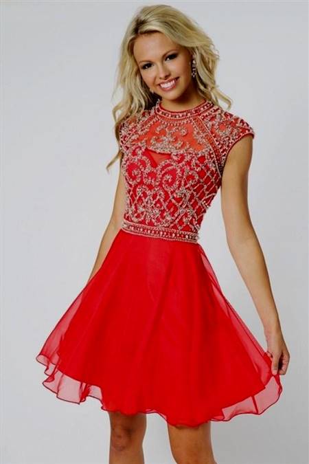 red dresses for homecoming