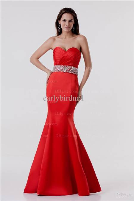 red dresses for prom