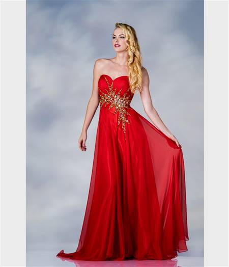 red dresses for prom