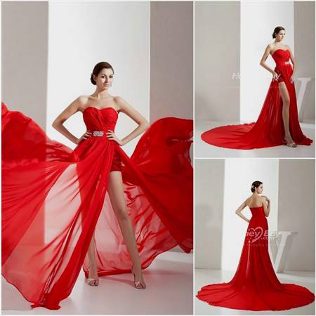 red dresses for women on parties