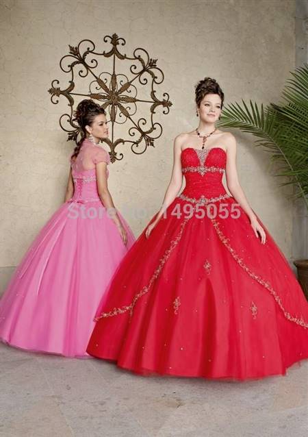 red gowns for debut