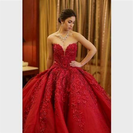 red gowns for debut design