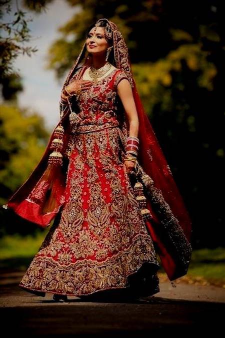 red indian bridal dresses